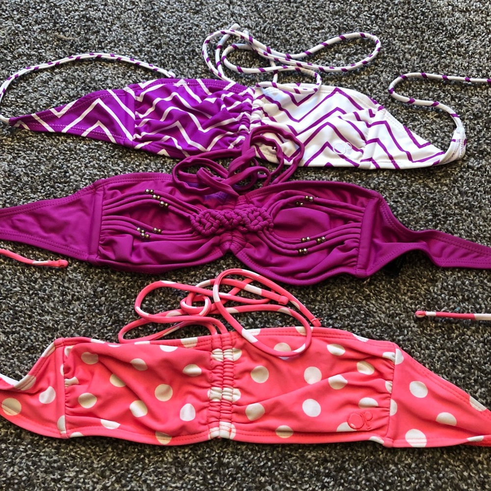 Swim tops all 3!